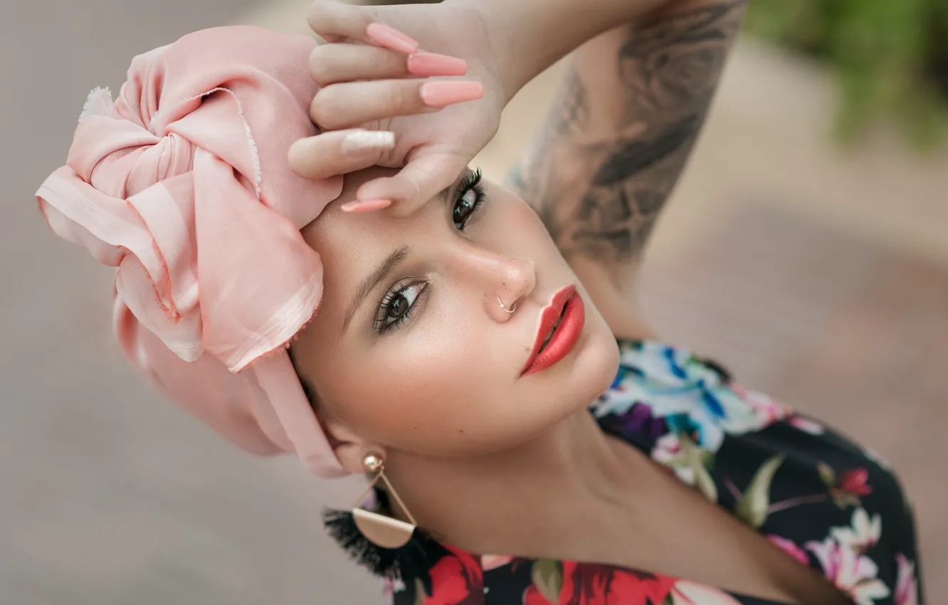 Photo wallpaper girl, portrait, Marina Martos Soler