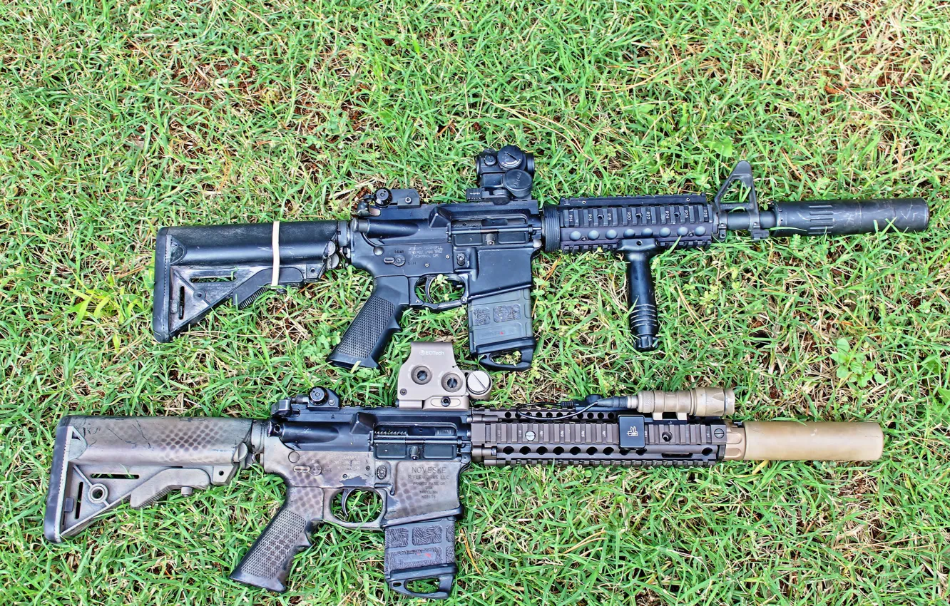 Photo wallpaper weapons, rifle, AR-15, assault