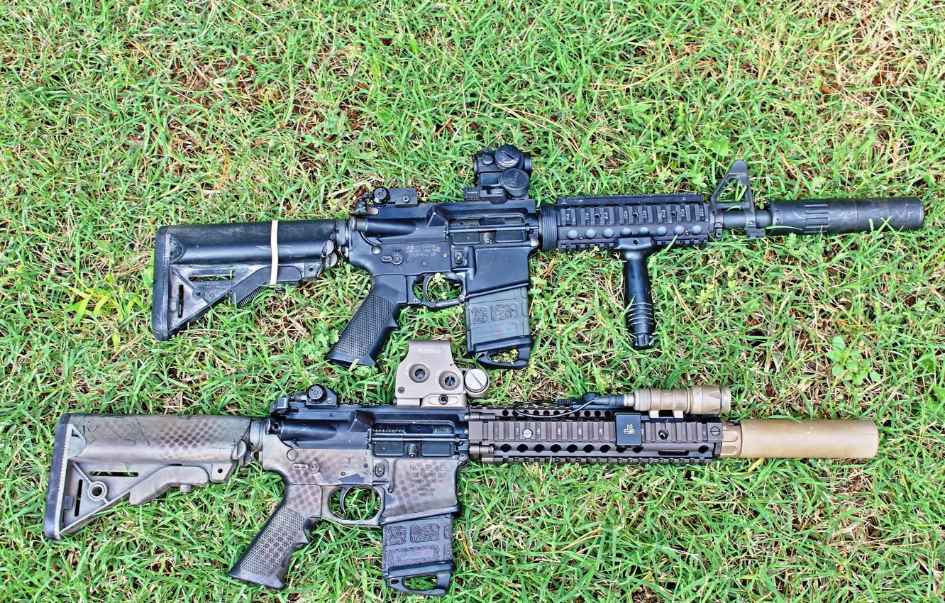Photo wallpaper weapons, rifle, assault, AR-15