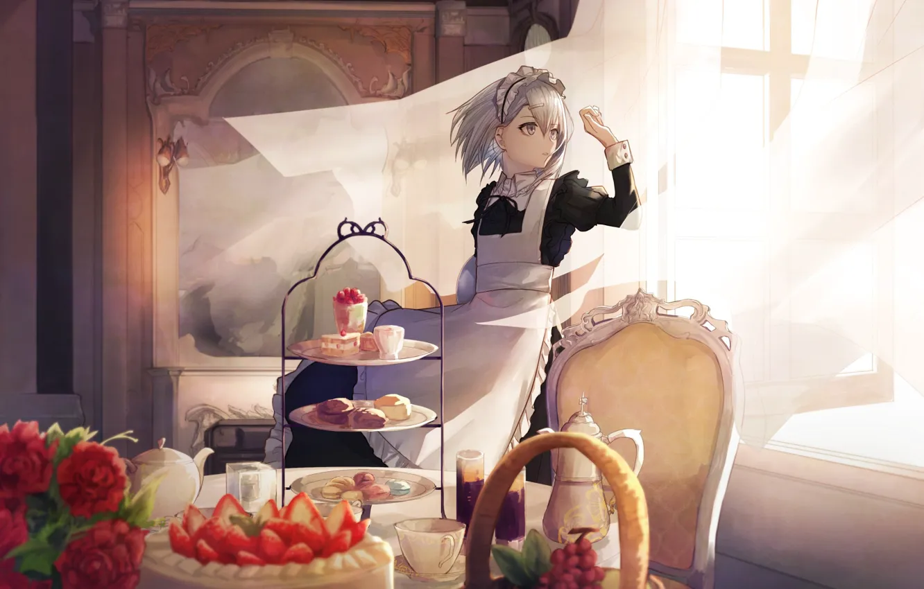Photo wallpaper anime, art, the maid