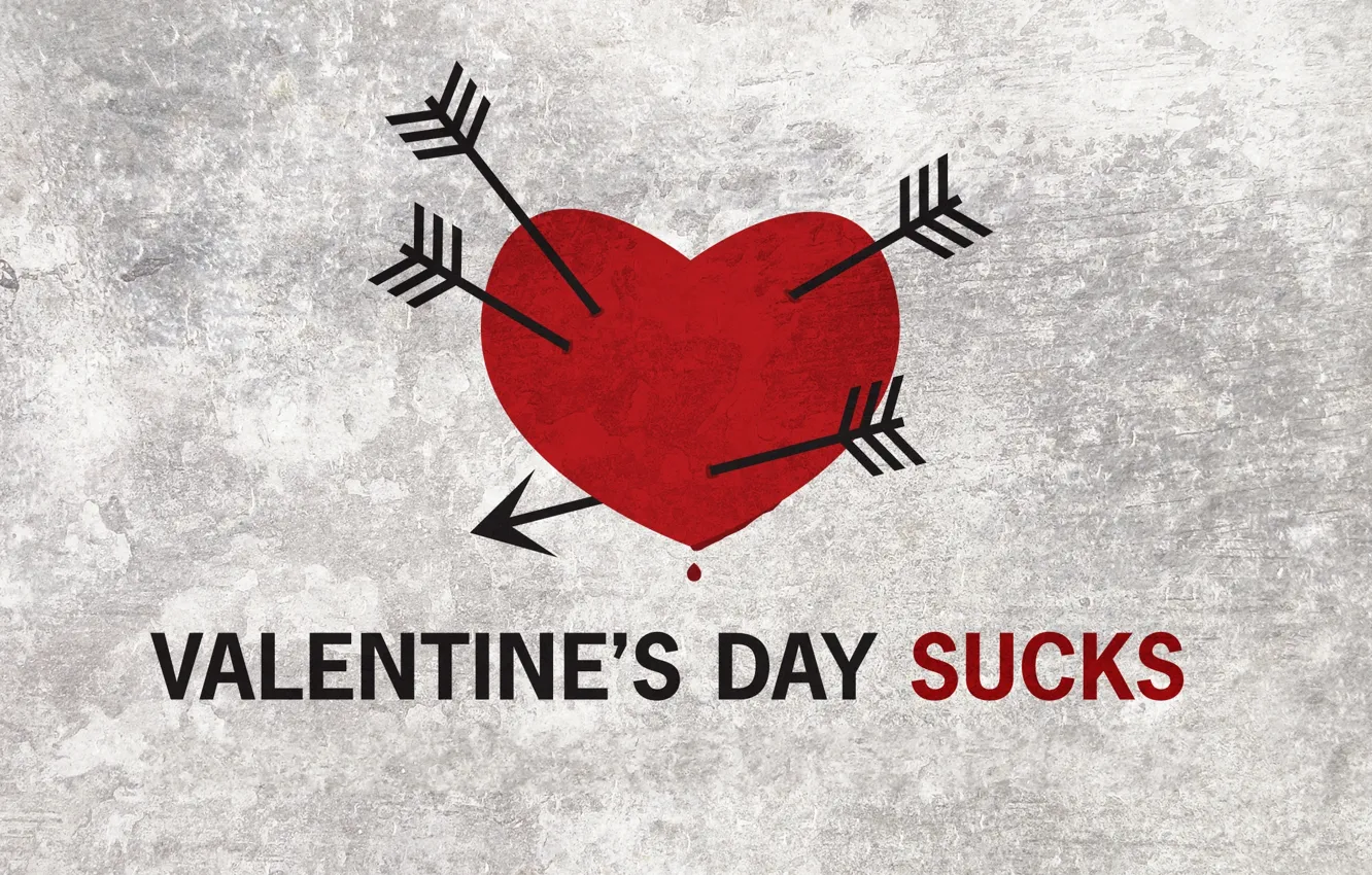 Photo wallpaper the inscription, blood, heart, texture, day, arrows, Valentine, Holy