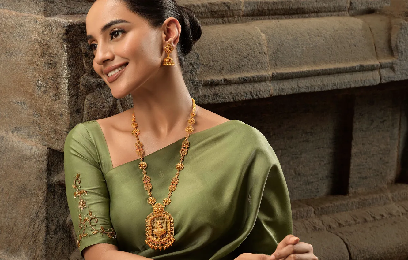 Photo wallpaper girl, hot, sexy, fashion, eyes, smile, beautiful, figure