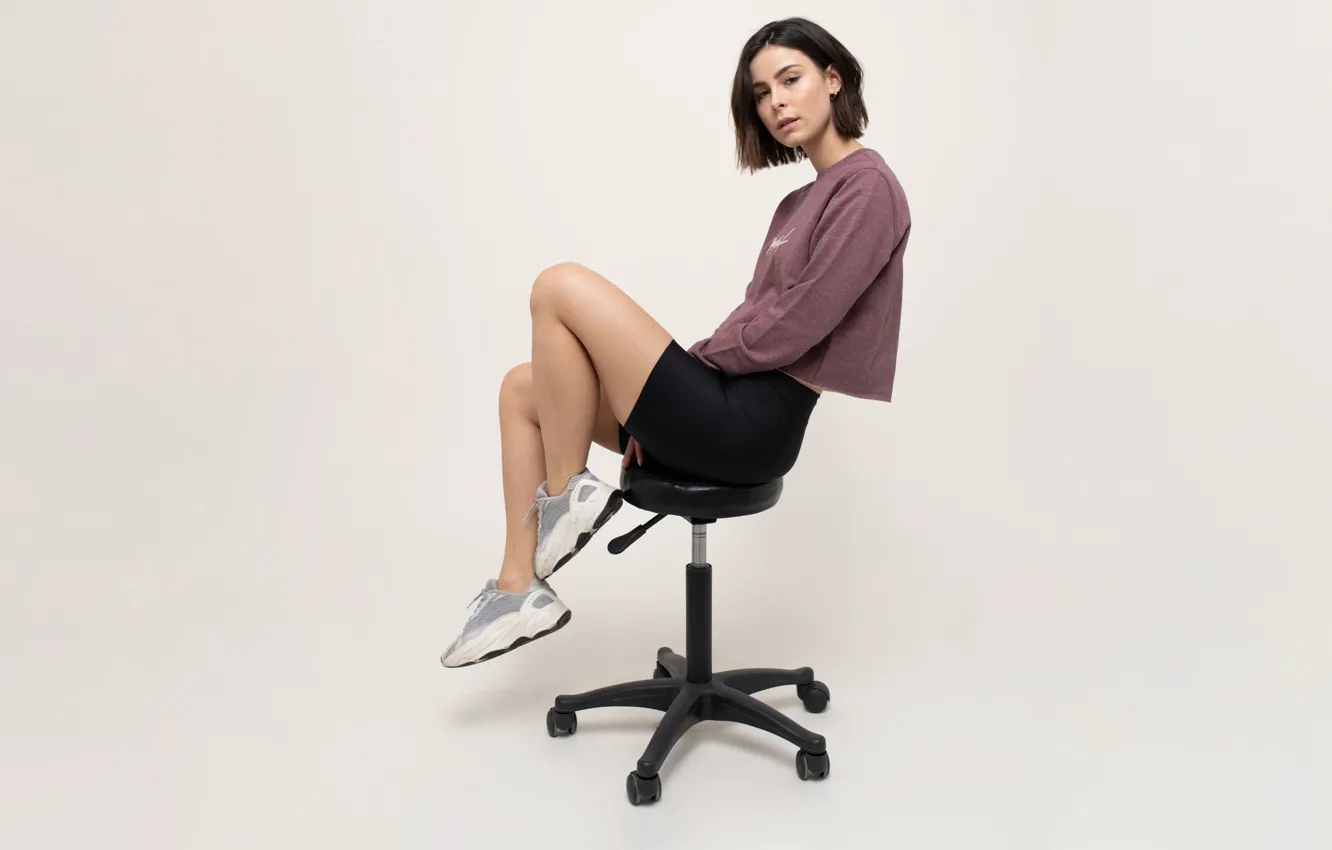 Photo wallpaper German, legs, women, singer, brunette, thighs, Lena Meyer-Landrut, looking at viewer