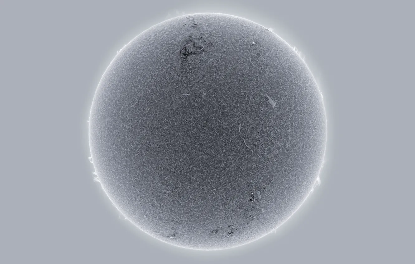 Photo wallpaper the sun, stars, prominence, filter