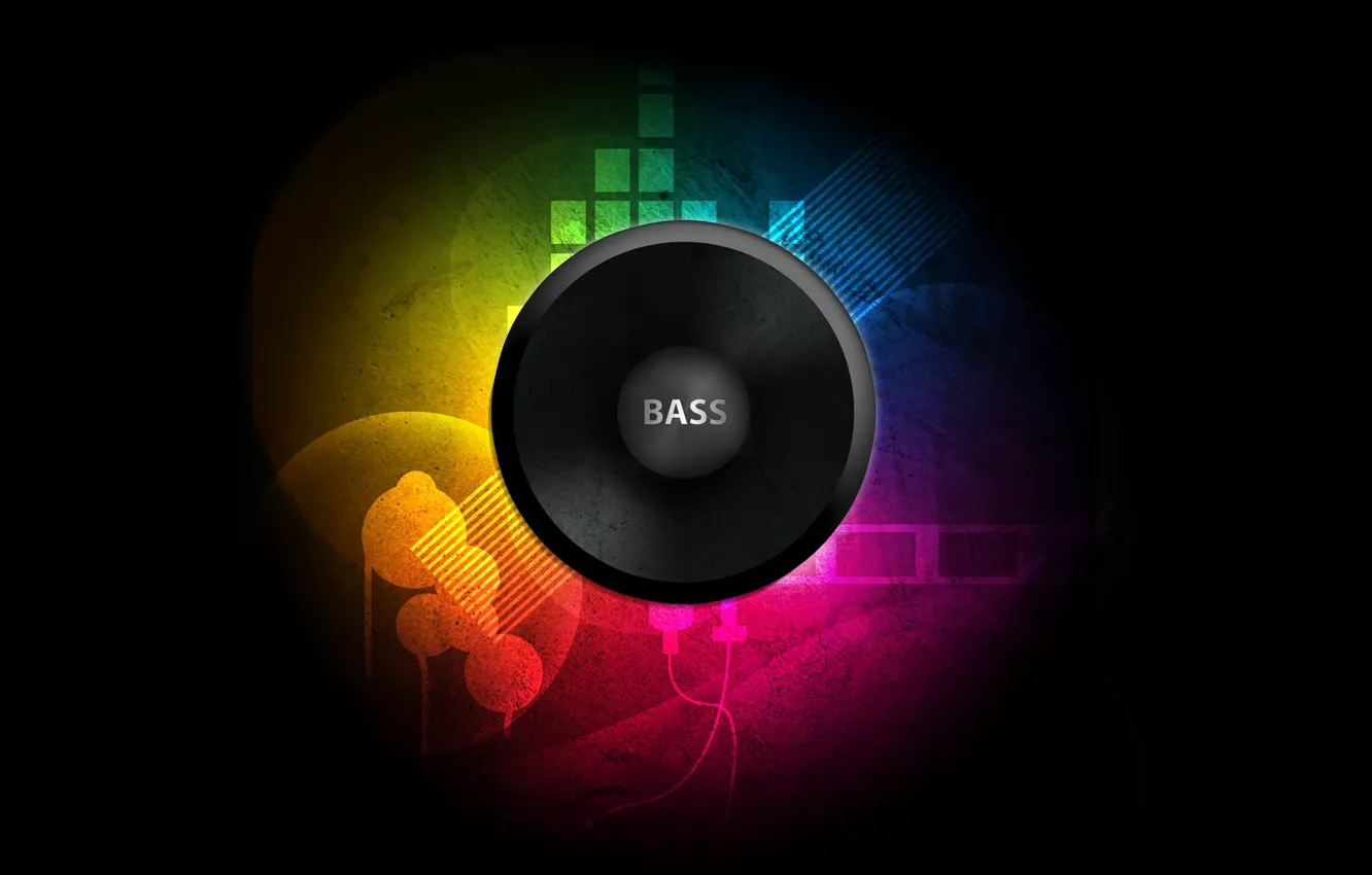 Photo wallpaper color, spot, bass