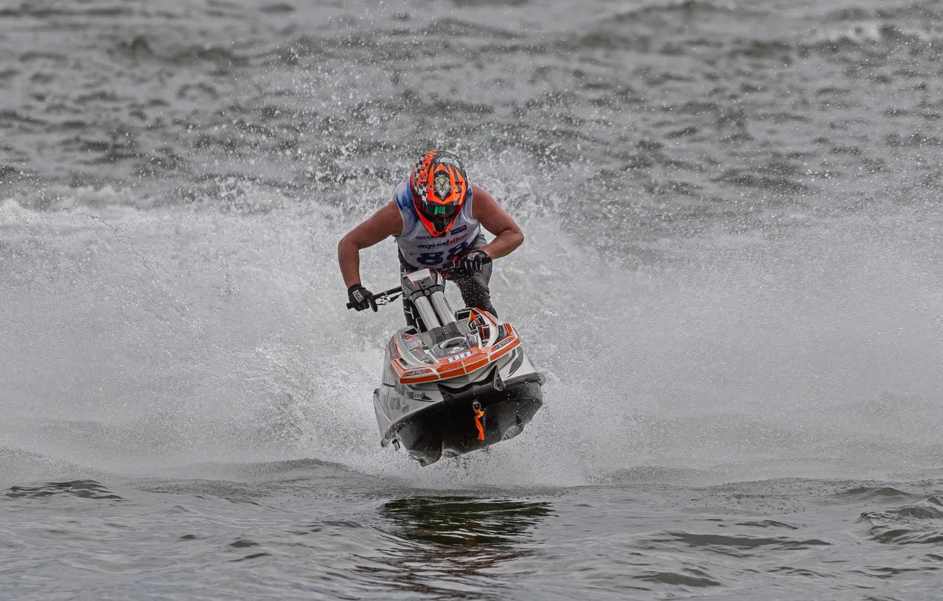Photo wallpaper race, boat, speed