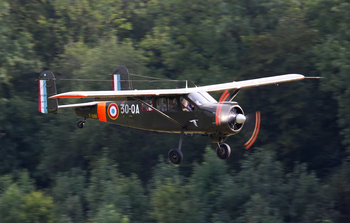 Photo wallpaper Max, easy, French, transport plane and connected, MH.1521, Holste, Broussard