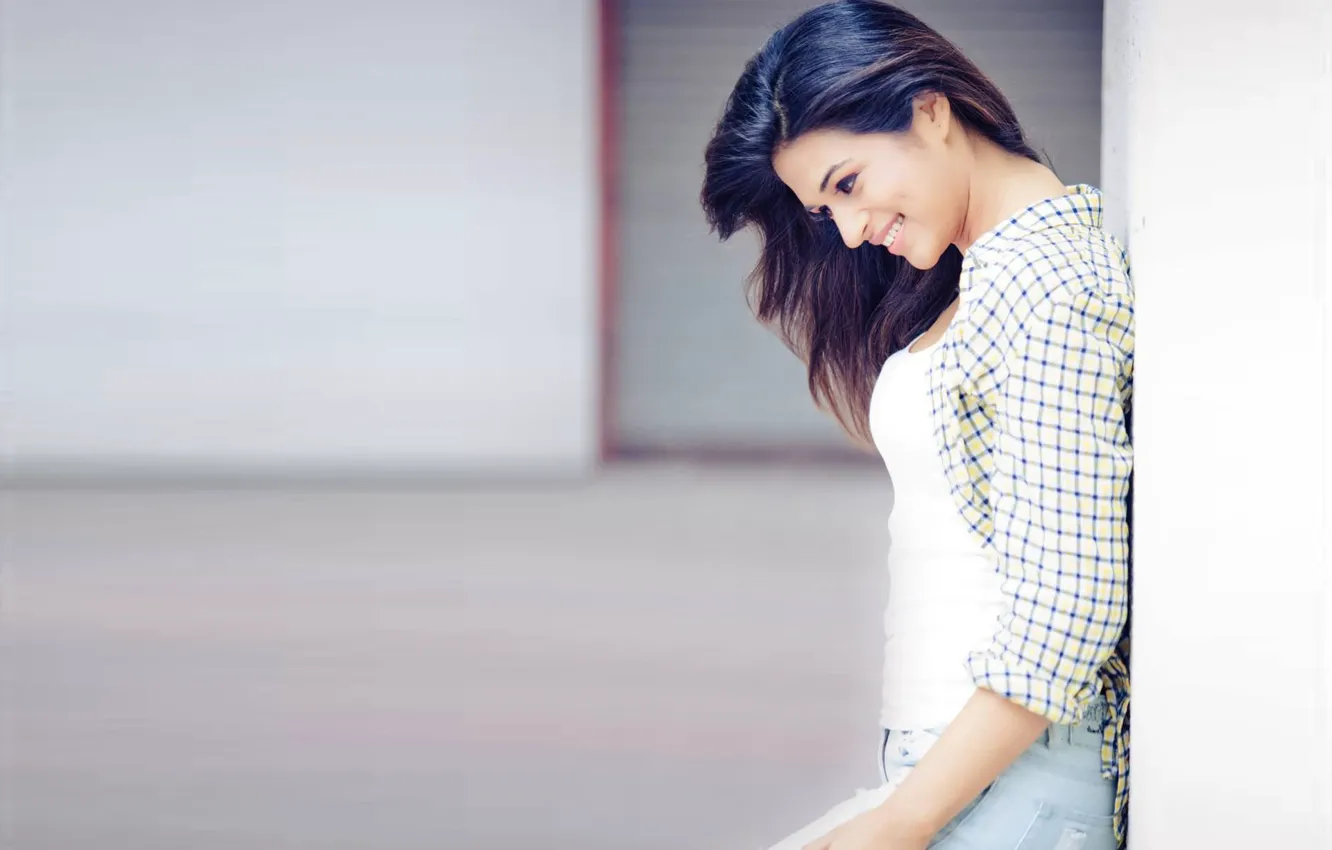 Photo wallpaper girl, sexy, eyes, smile, beautiful, model, pretty, beauty