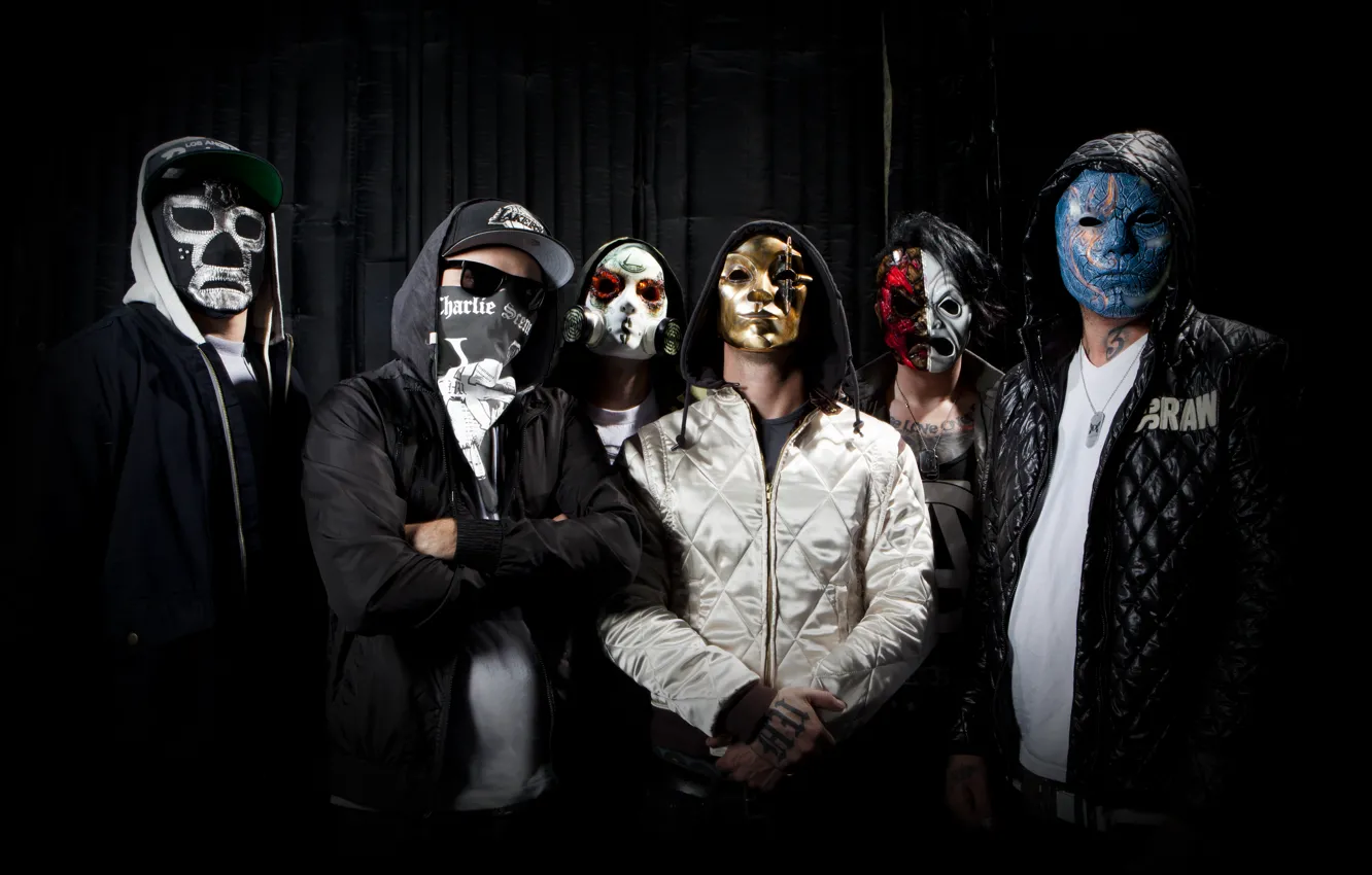 Photo wallpaper Charlie Scene, Funny Man, Hollywood Undead, Danny, J-DOG, Da kurlzz