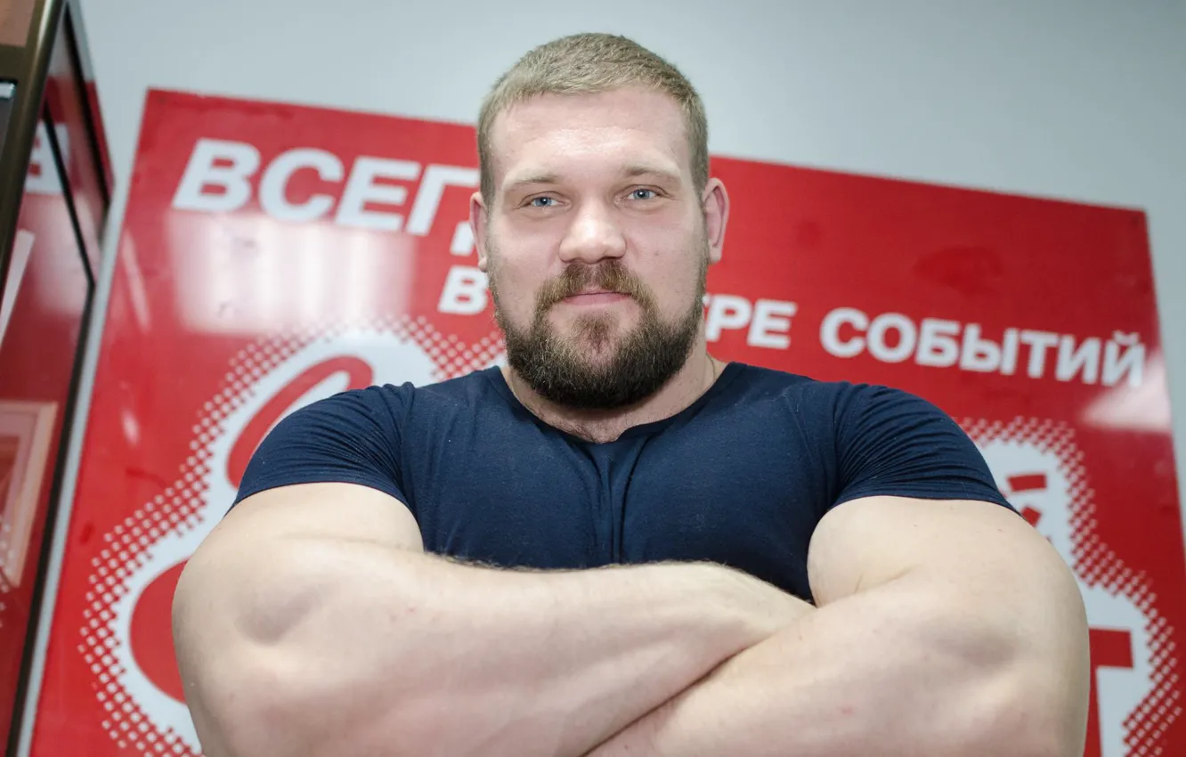 Photo wallpaper look, pose, Kirill Sarychev, Kirill Sarychev, powerlifter