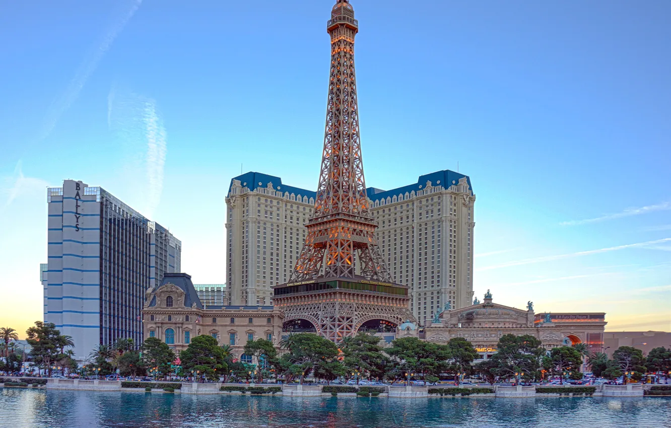 Photo wallpaper the sky, tower, home, Las Vegas, USA, casino