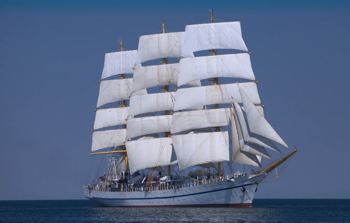 Photo wallpaper ship, sailing, Hersonissos