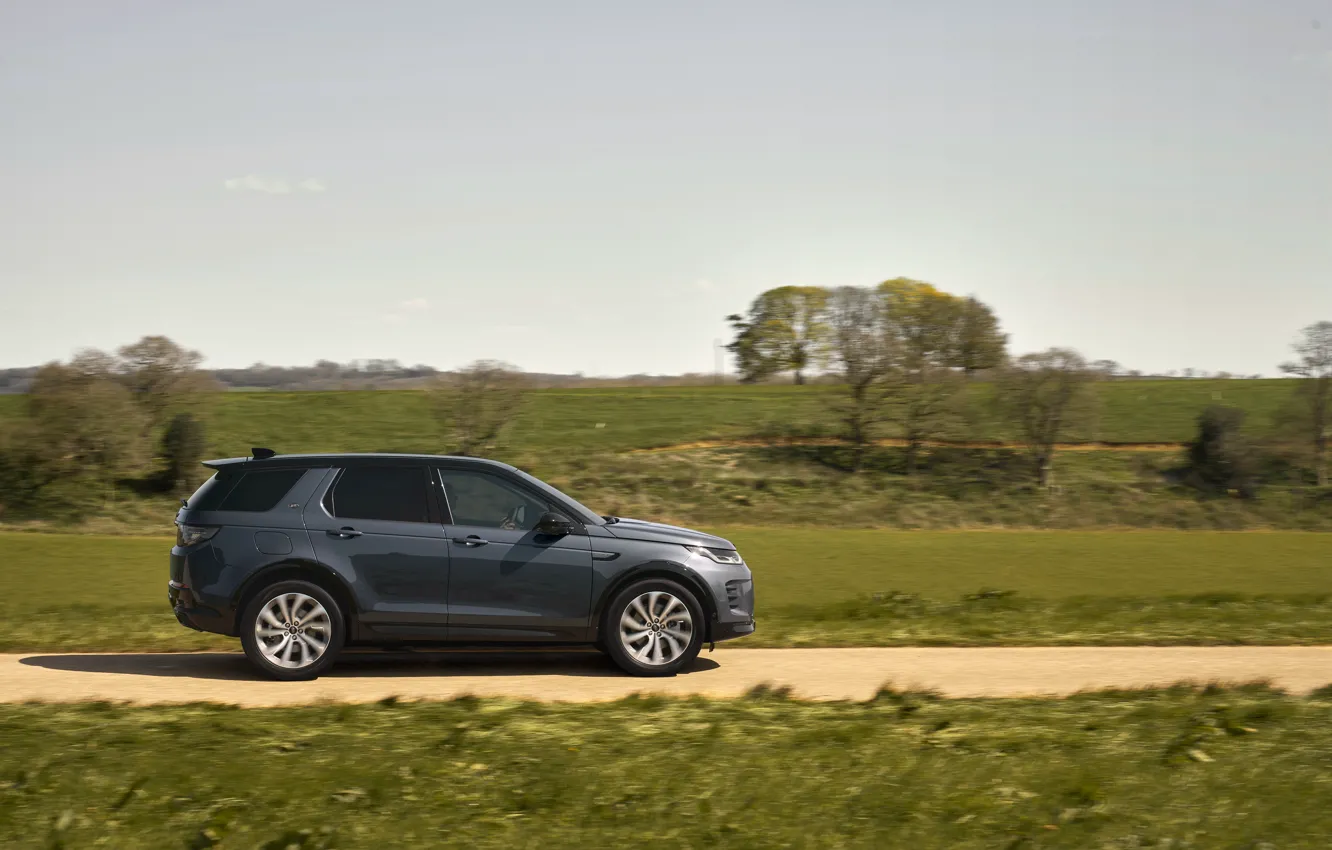 Photo wallpaper the sky, Land Rover, side view, Land Rover Discovery Sport HSE