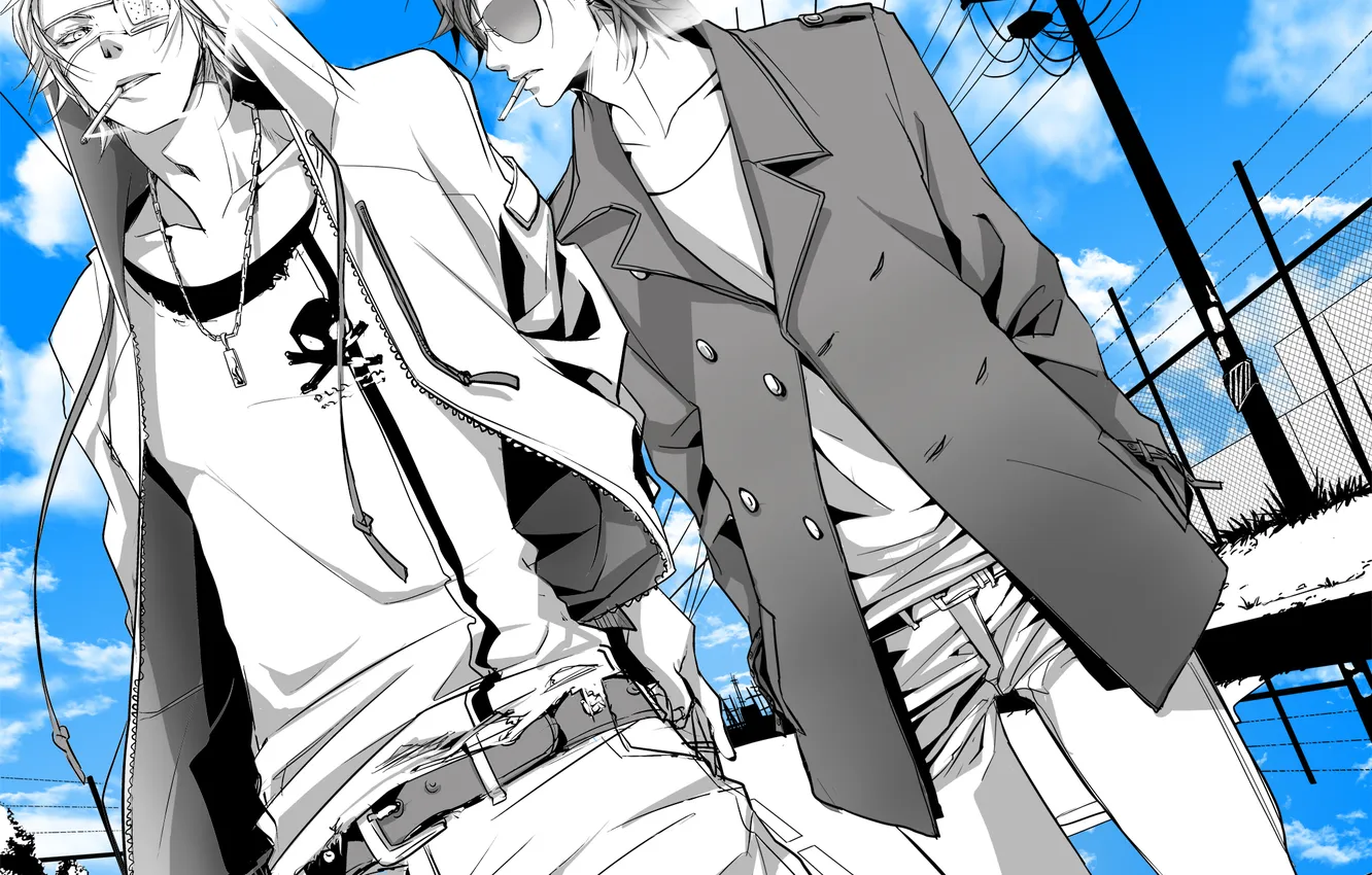 Photo wallpaper anime, art, 2 guys