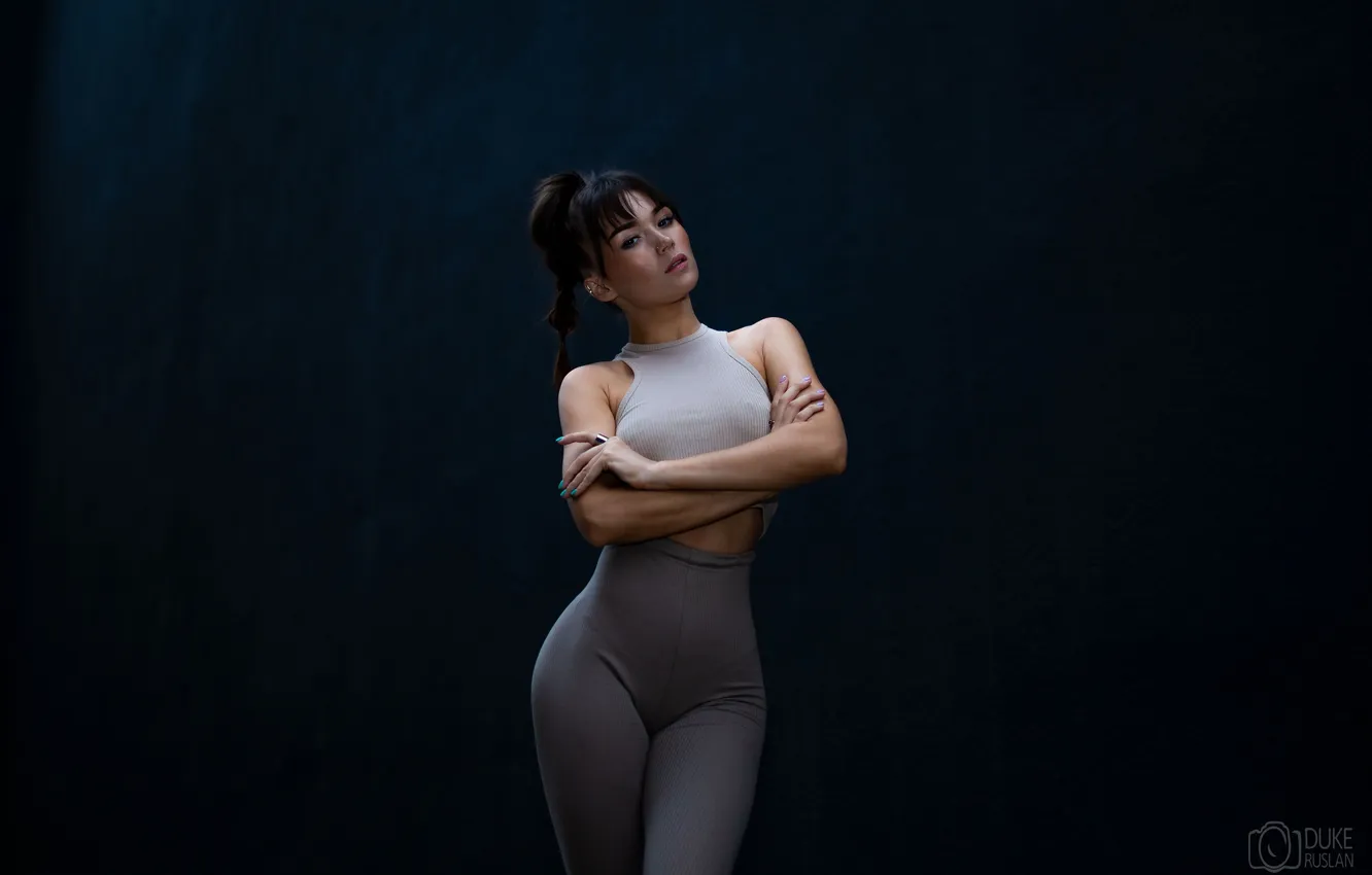 Photo wallpaper girl, the city, sexy, Wallpaper, sweetheart, model, bright, makeup