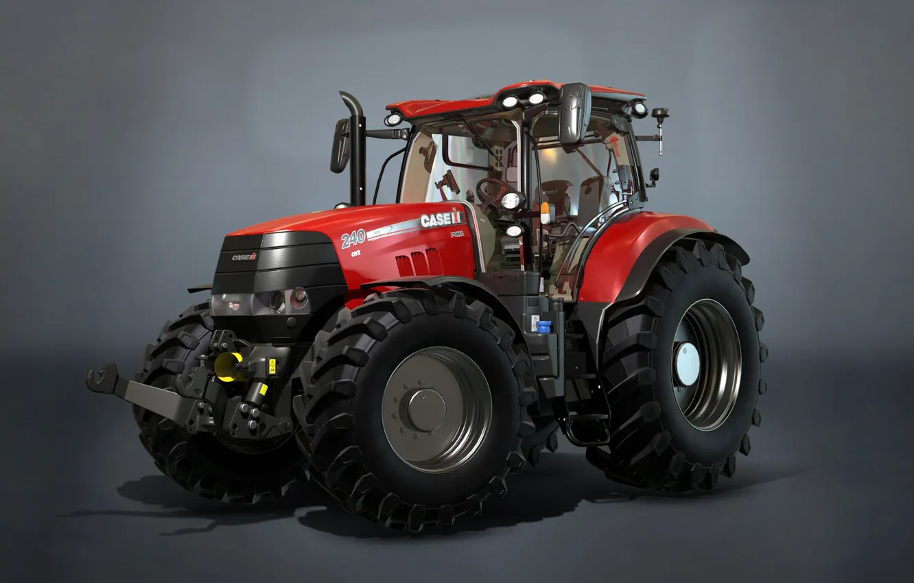 Photo wallpaper tractor, Farming Simulator 17, Case IH Puma CVX