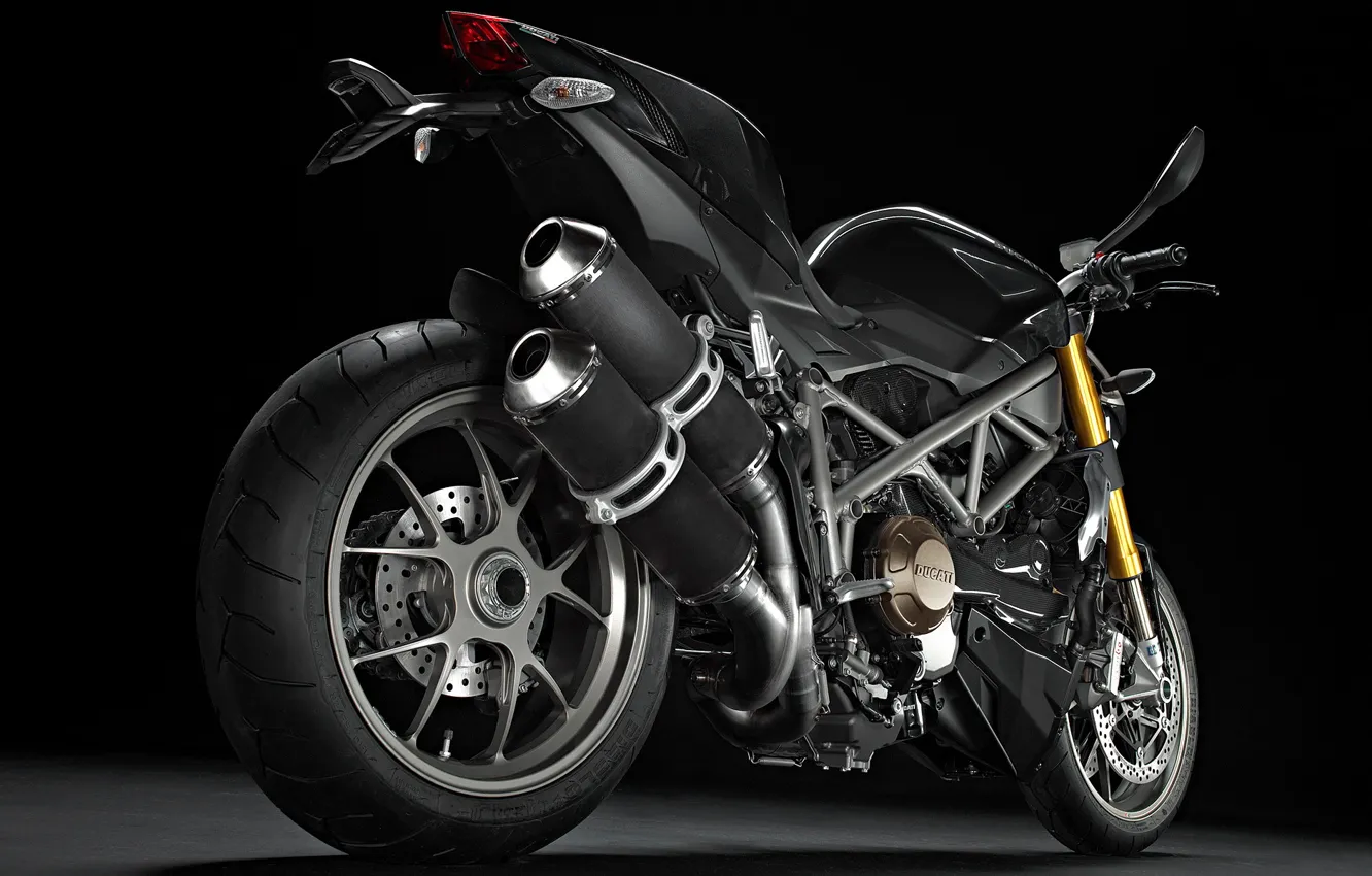 Photo wallpaper motorcycle, chrome, ducati