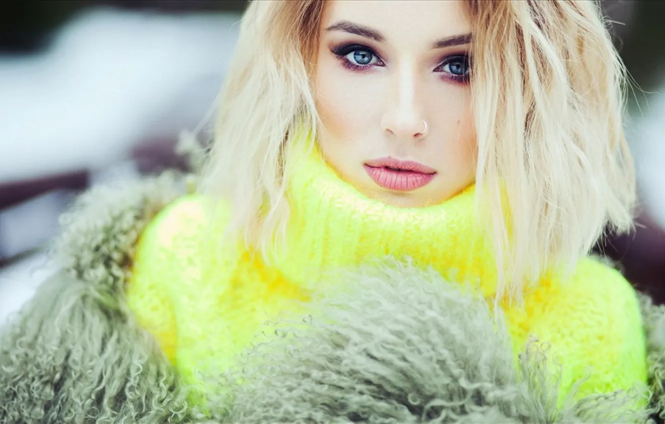 Photo wallpaper pretty, beauty, soft, Lady