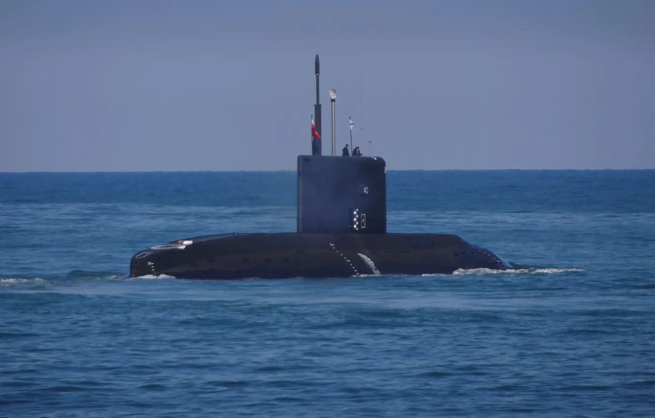 Photo wallpaper The black sea fleet, "Novorossiysk", SSK, the project 636.3, diesel submarine