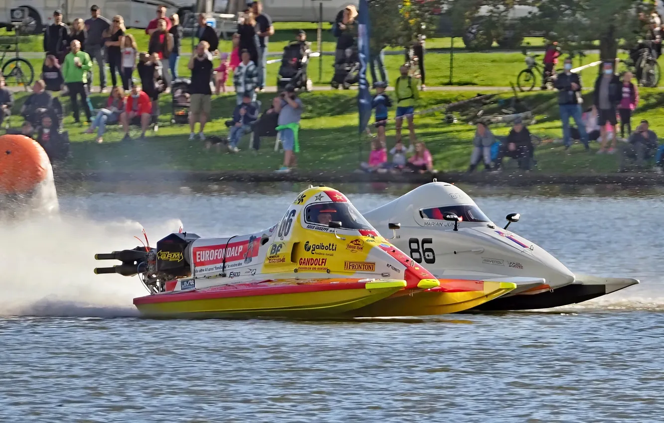 Photo wallpaper race, boat, speed