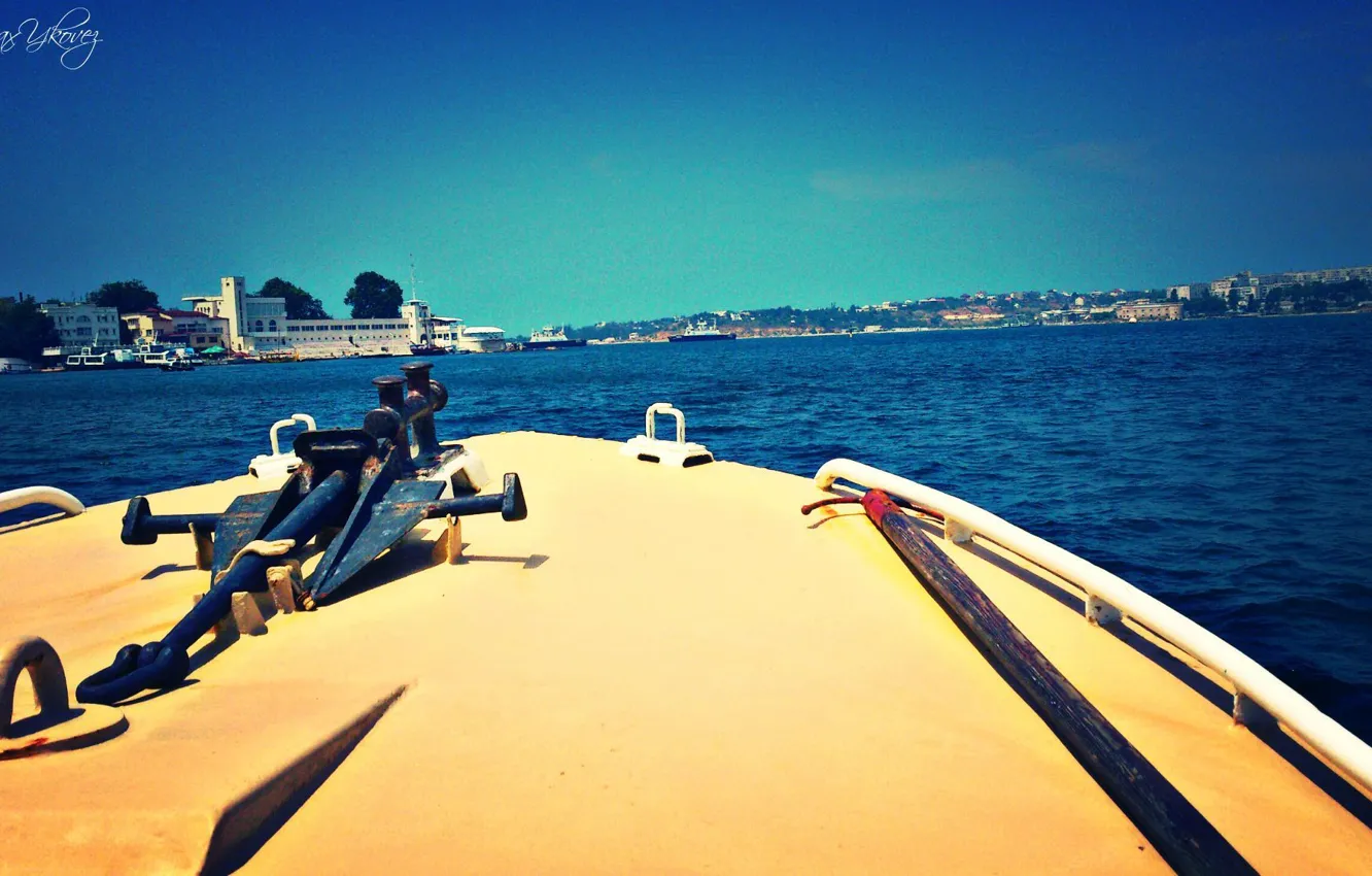 Photo wallpaper sea, plan, front, Sevastopol