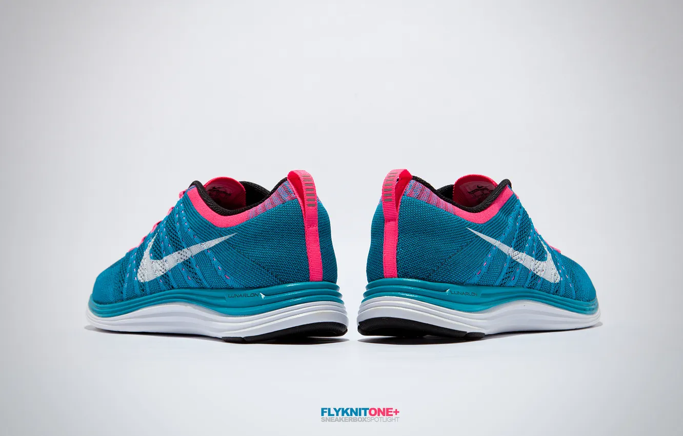 Photo wallpaper rear view, cross, Nike, Nike, braided, Lunar, Flyknit One+