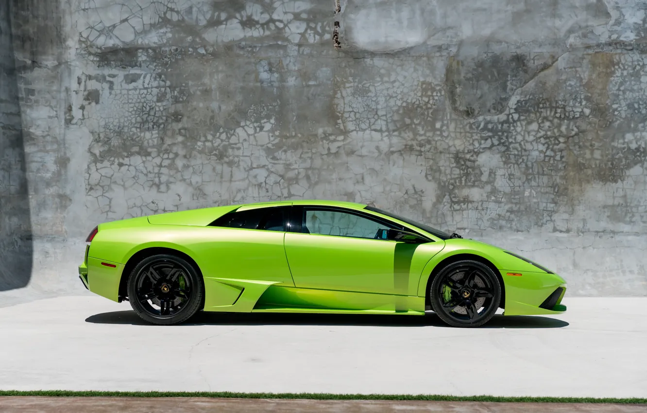 Photo wallpaper Lamborghini, side view, Murcielago, Lamborghini Murcielago SV