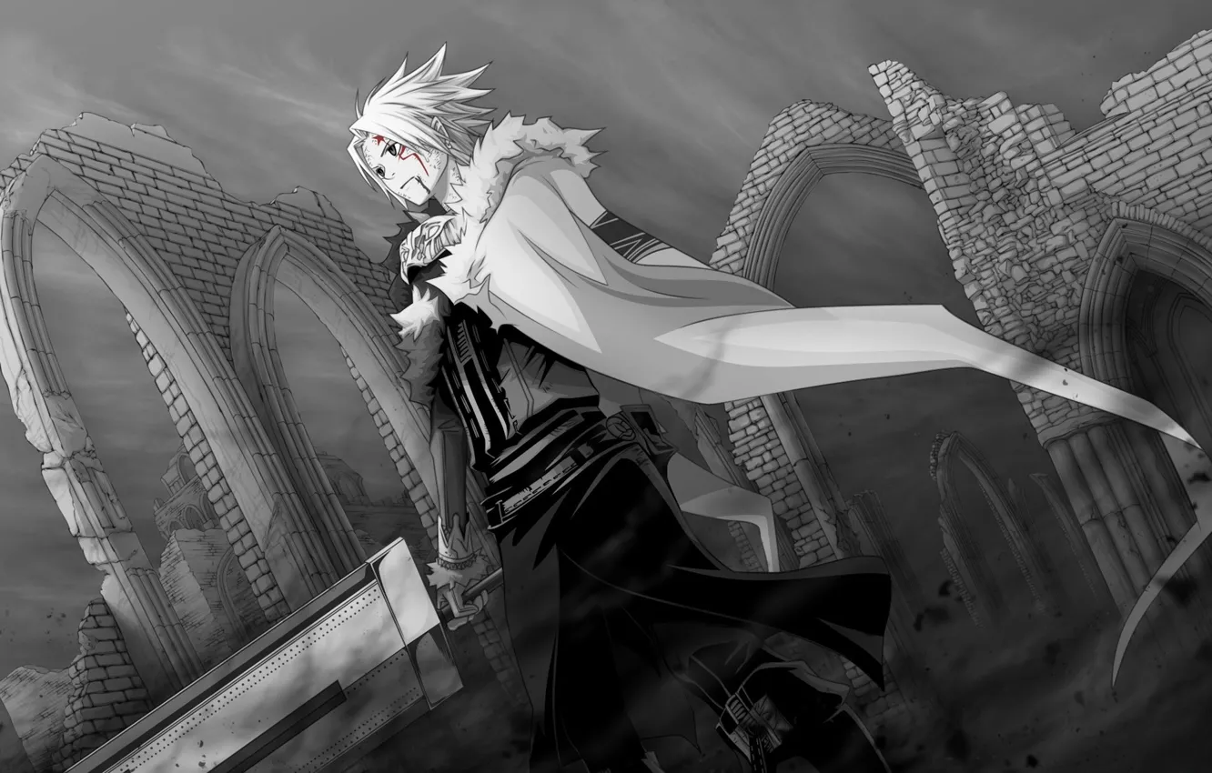 Photo wallpaper Sword, Anime, All Walker, Joker God, Crowned clown, D.gray-man