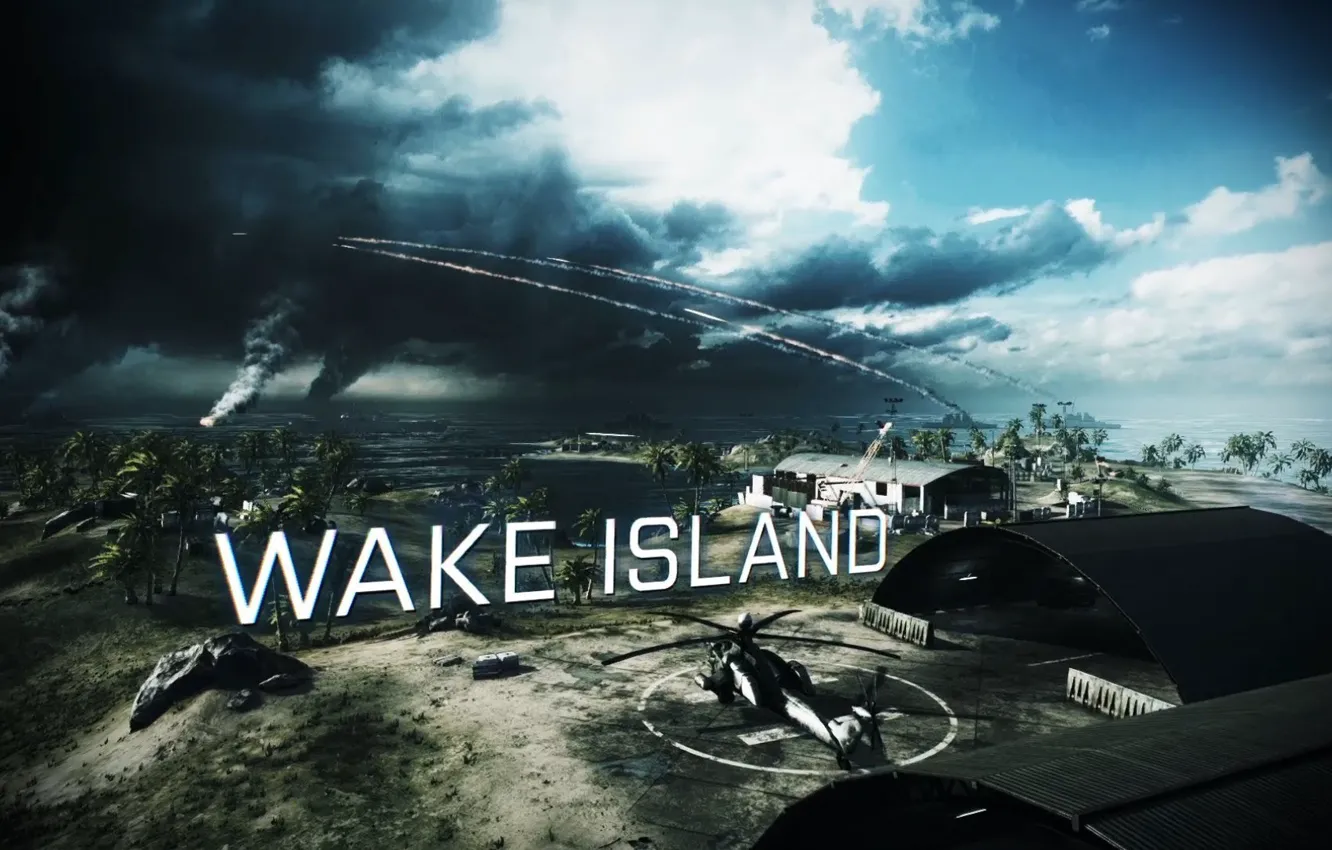 Photo wallpaper Battlefield 3, dlc, Back to karkand, wake island