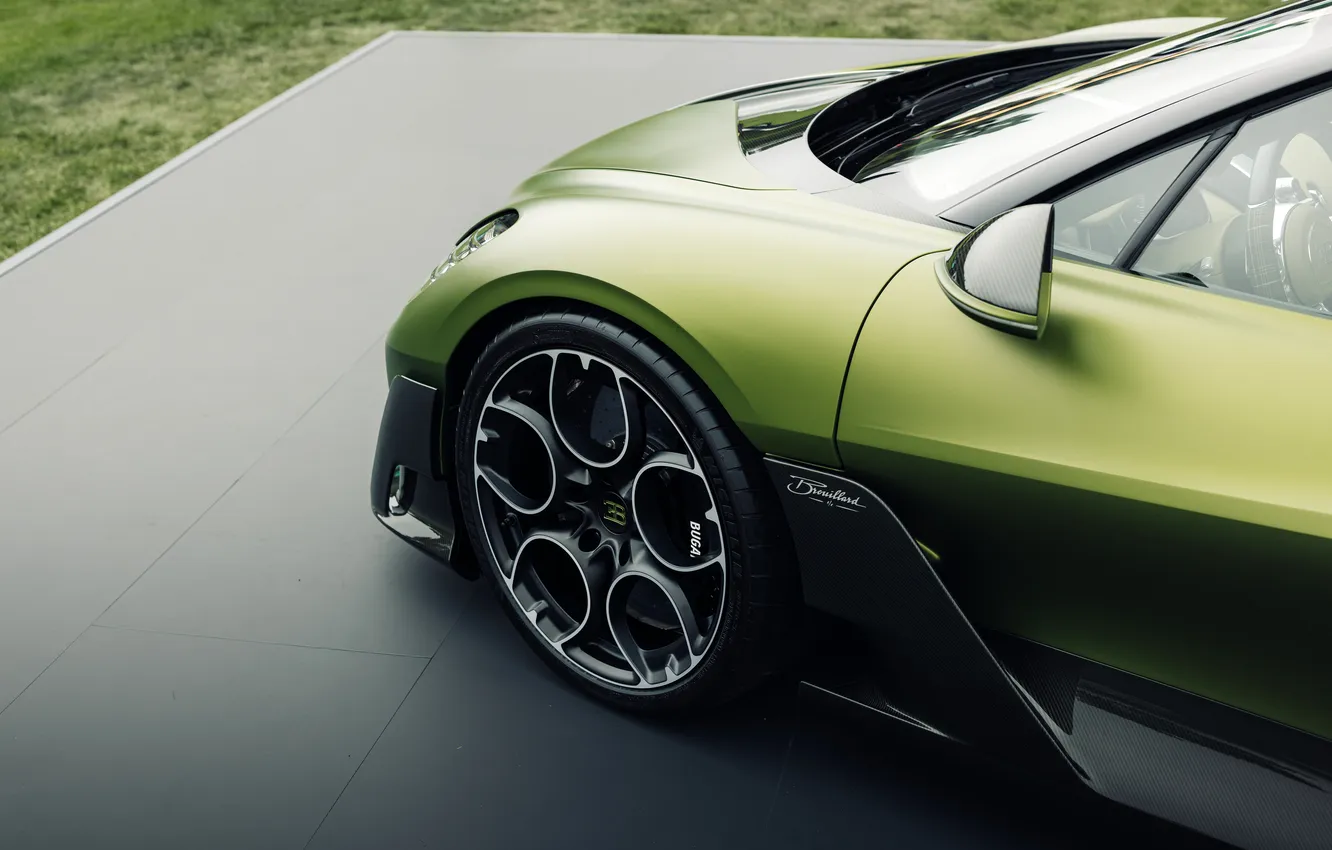 Photo wallpaper coupe, Bugatti, Bugatti, Coupe, hypercar, Hypercar, the only instance, brouillard