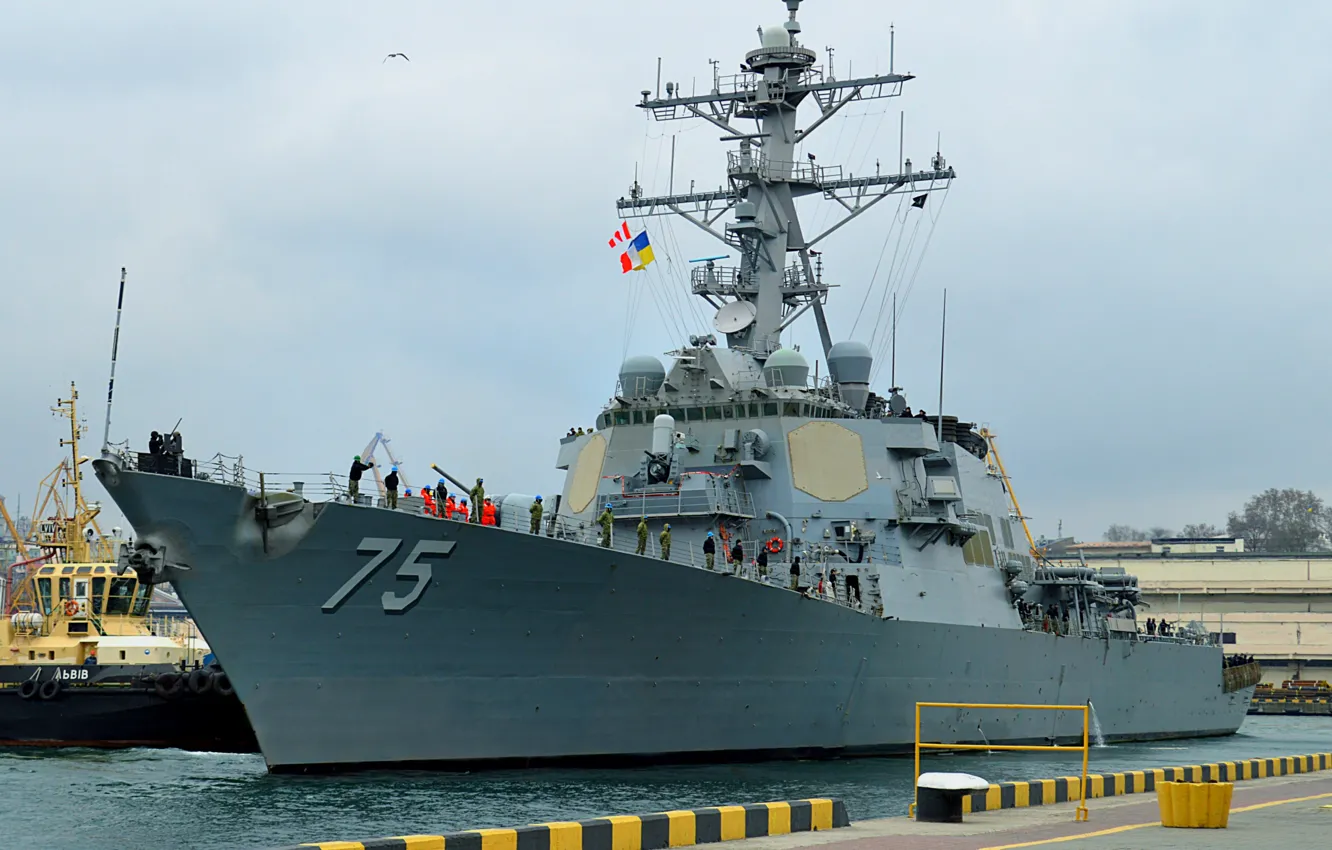 Photo wallpaper squadron, destroyer, Donald Kuk
