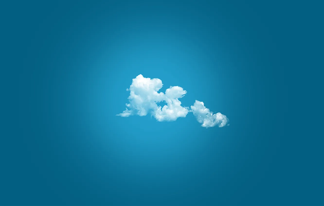 Photo wallpaper white, blue, color, The sky, cloud