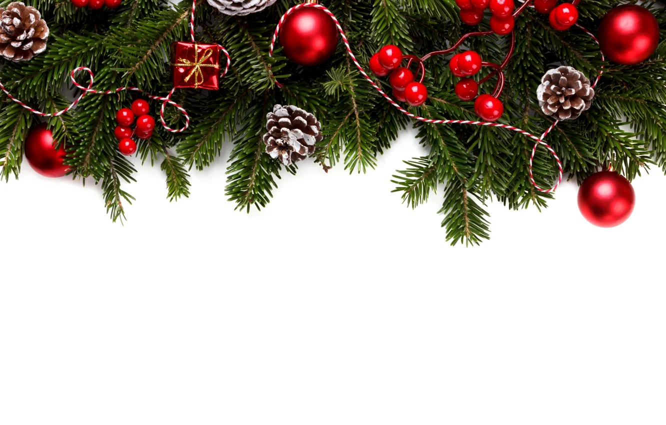 Photo wallpaper decoration, balls, new year, Christmas, Christmas, balls, wood, New Year