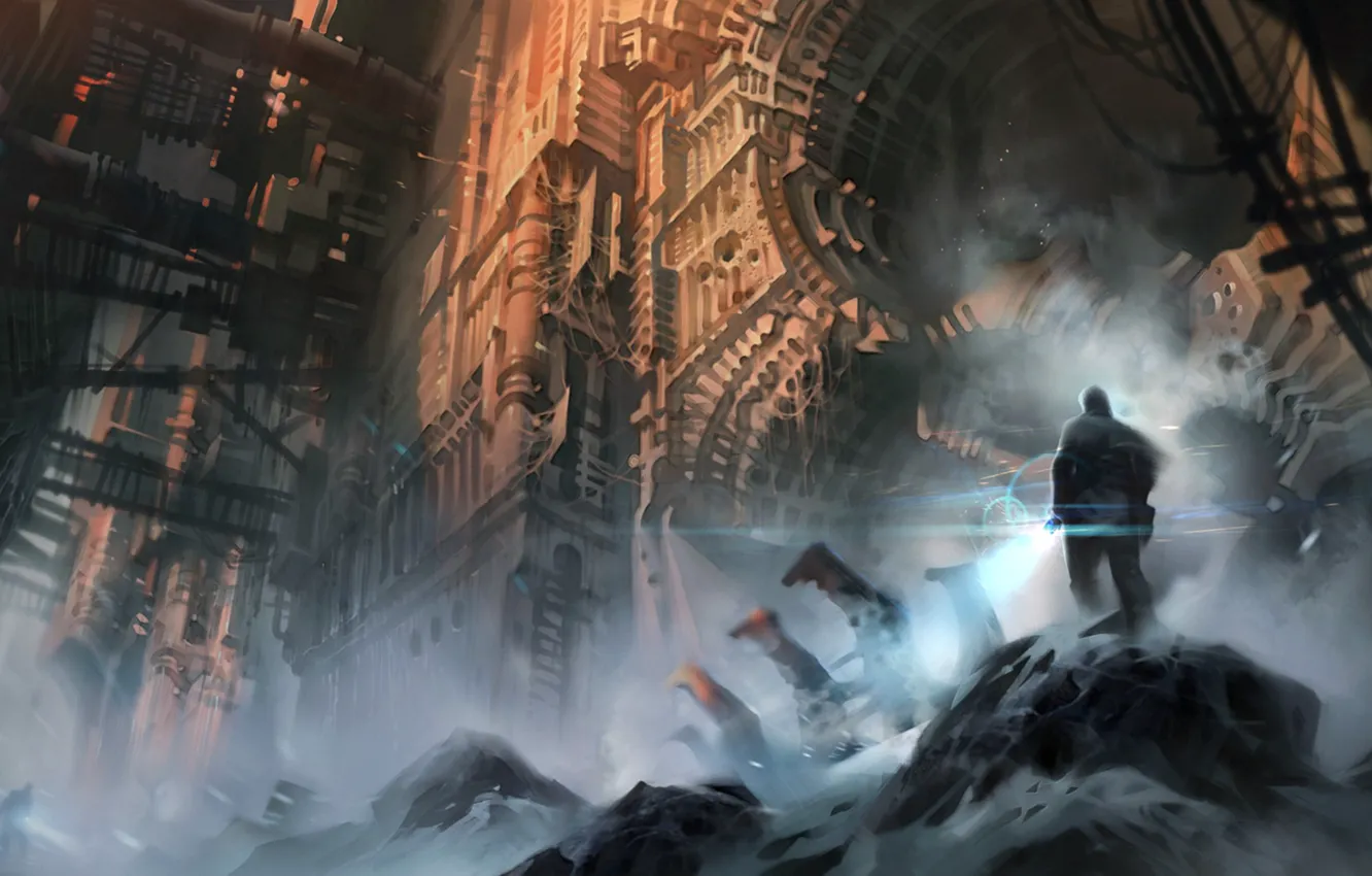 Photo wallpaper horror, art, At the Mountains of Madness, Howard Lovecraft, H. P. Lovecraft