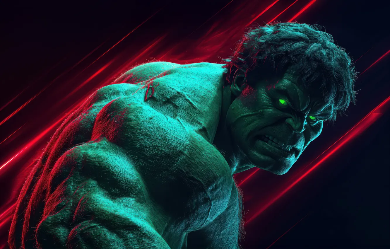 Photo wallpaper strongest, hulk, one