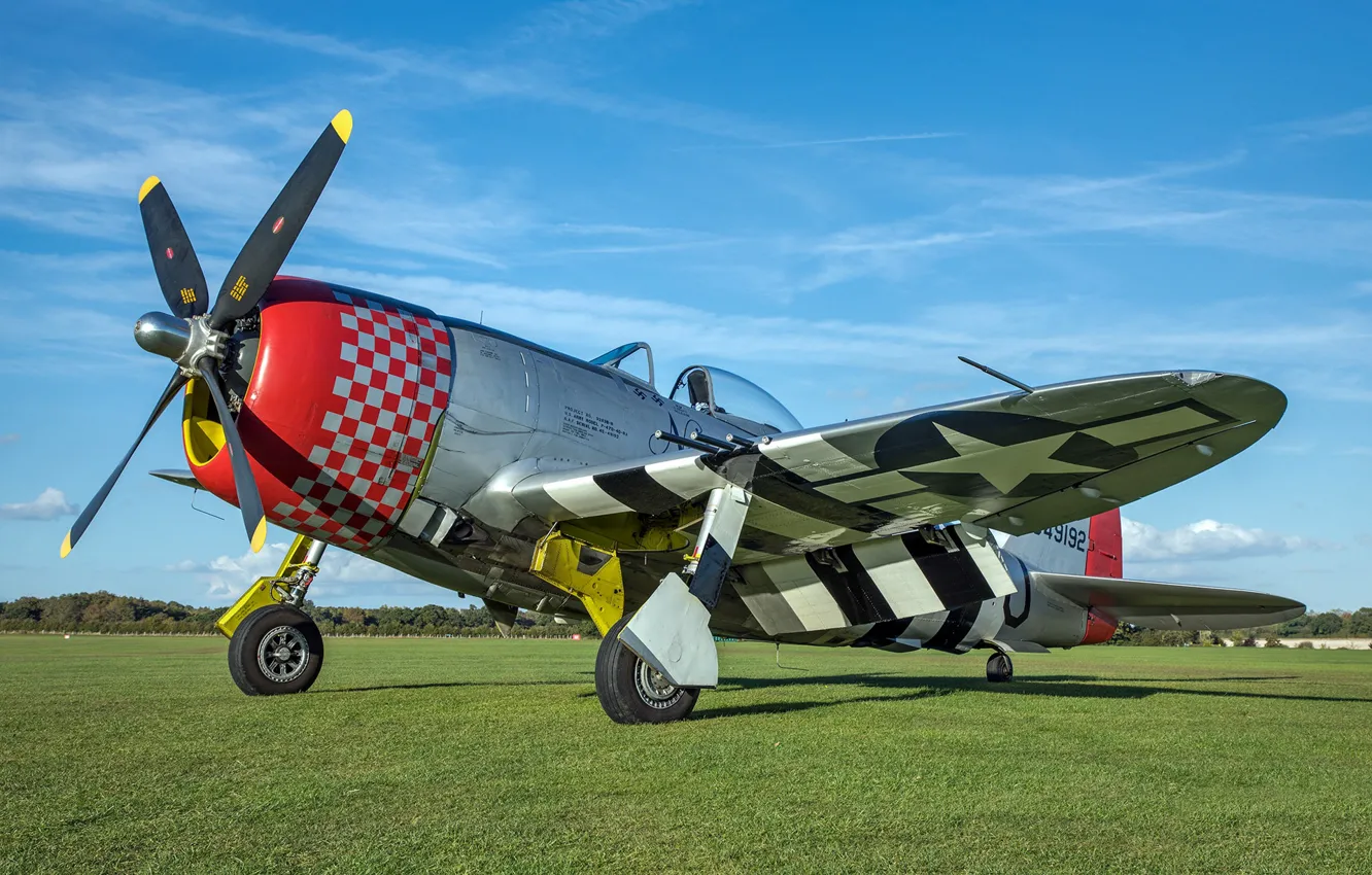 Photo wallpaper screw, Thunderbolt, USAF, fighter-bomber, The second World war, P-47D Thunderbolt, P-47 Thunderbolt, Chassis