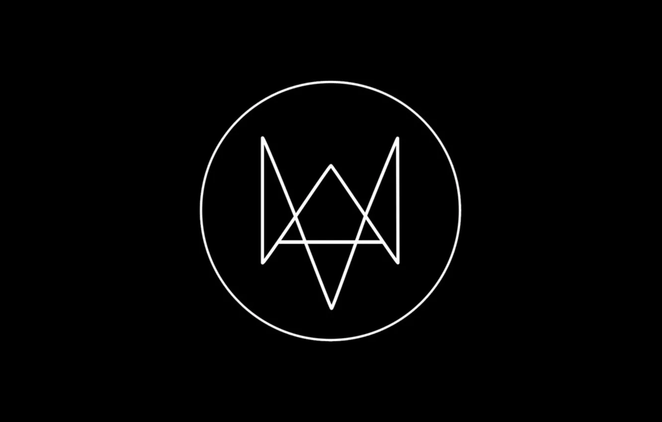 Photo wallpaper minimalism, game, Watch Dogs, WATCH_DOGS