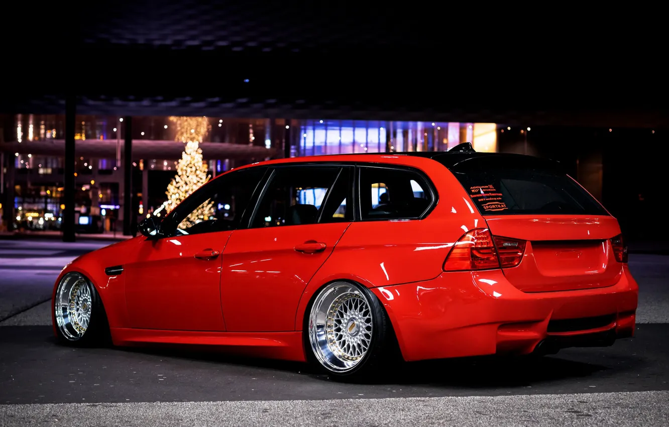 Photo wallpaper bmw, touring, e91, 335D, M-Perfomance