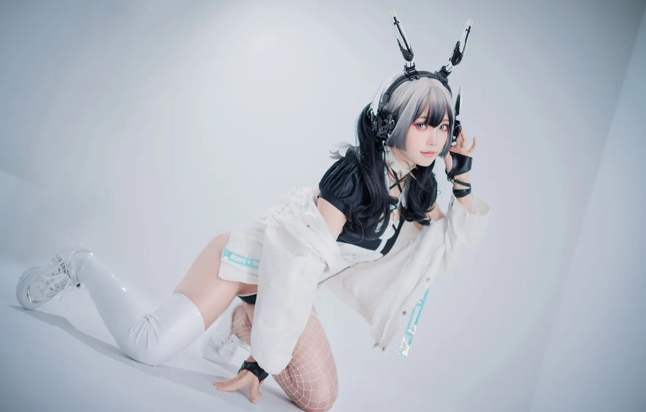 Photo wallpaper model, women, cosplay, asian, Ely, CyberGirl