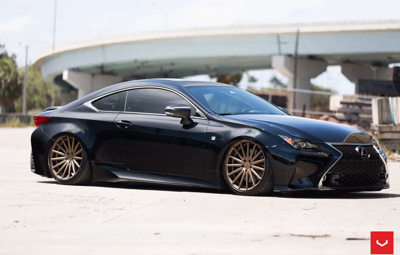 Photo wallpaper Lexus, Vossen, Wheels, Bronze, VFS2, 2015 - 1014