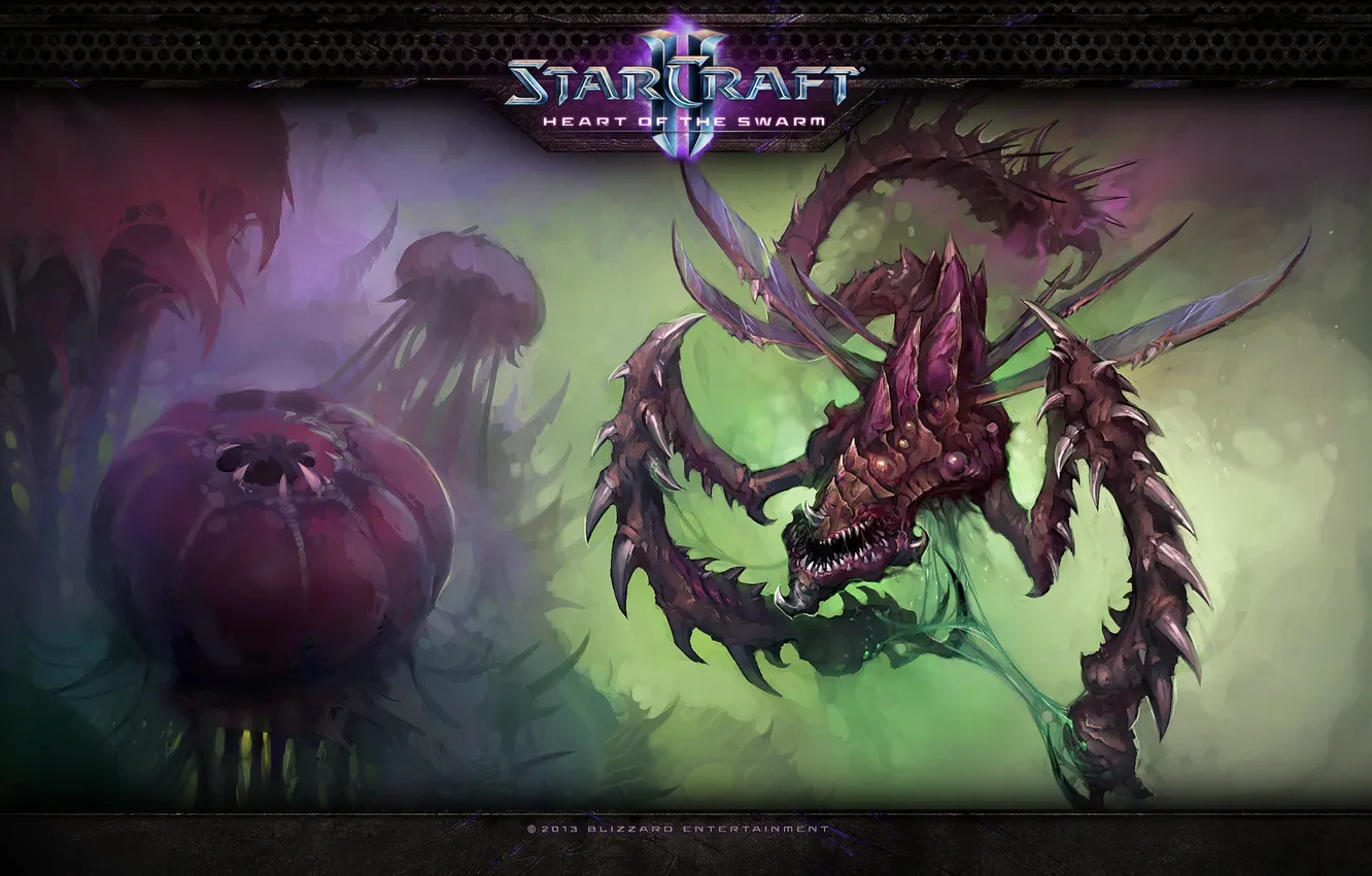 Photo wallpaper starcraft 2, Viper, Zerg, Heart of The Swarm