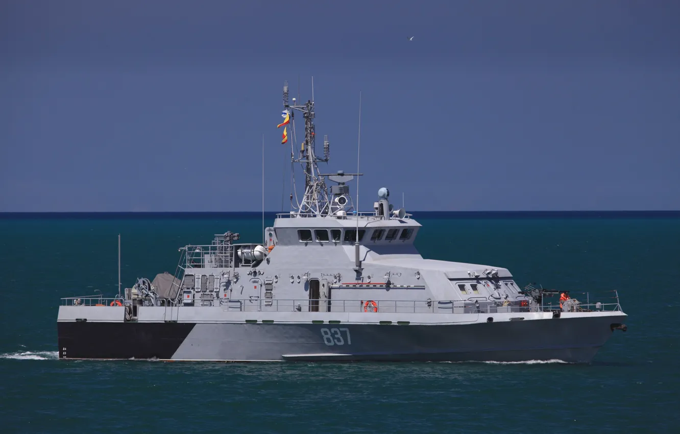 Photo wallpaper boat, Navy, The black sea, patrols, &ampquot;Rook&ampquot;, Anti-sabotage