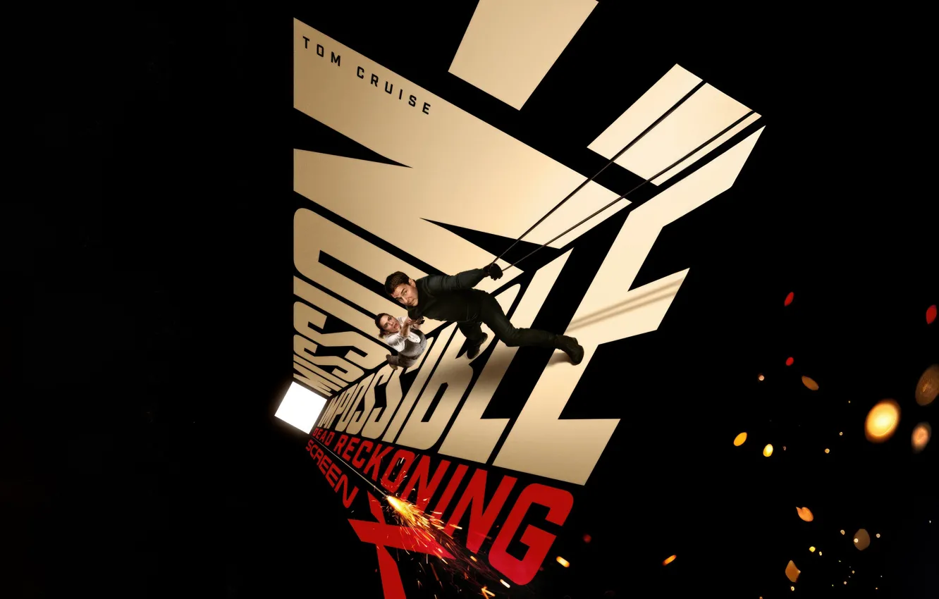 Photo wallpaper poster, Tom Cruise, Tom Cruise, Hayley Atwell, Hayley Atwell, Mission: Impossible – Dead Reckoning Part …