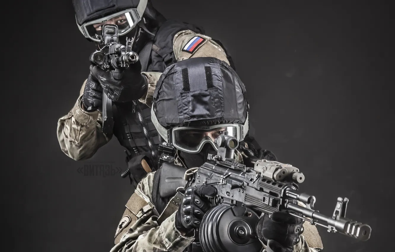 Photo wallpaper helmet, Kalashnikov, special forces, airsoft, stritbola team, knight
