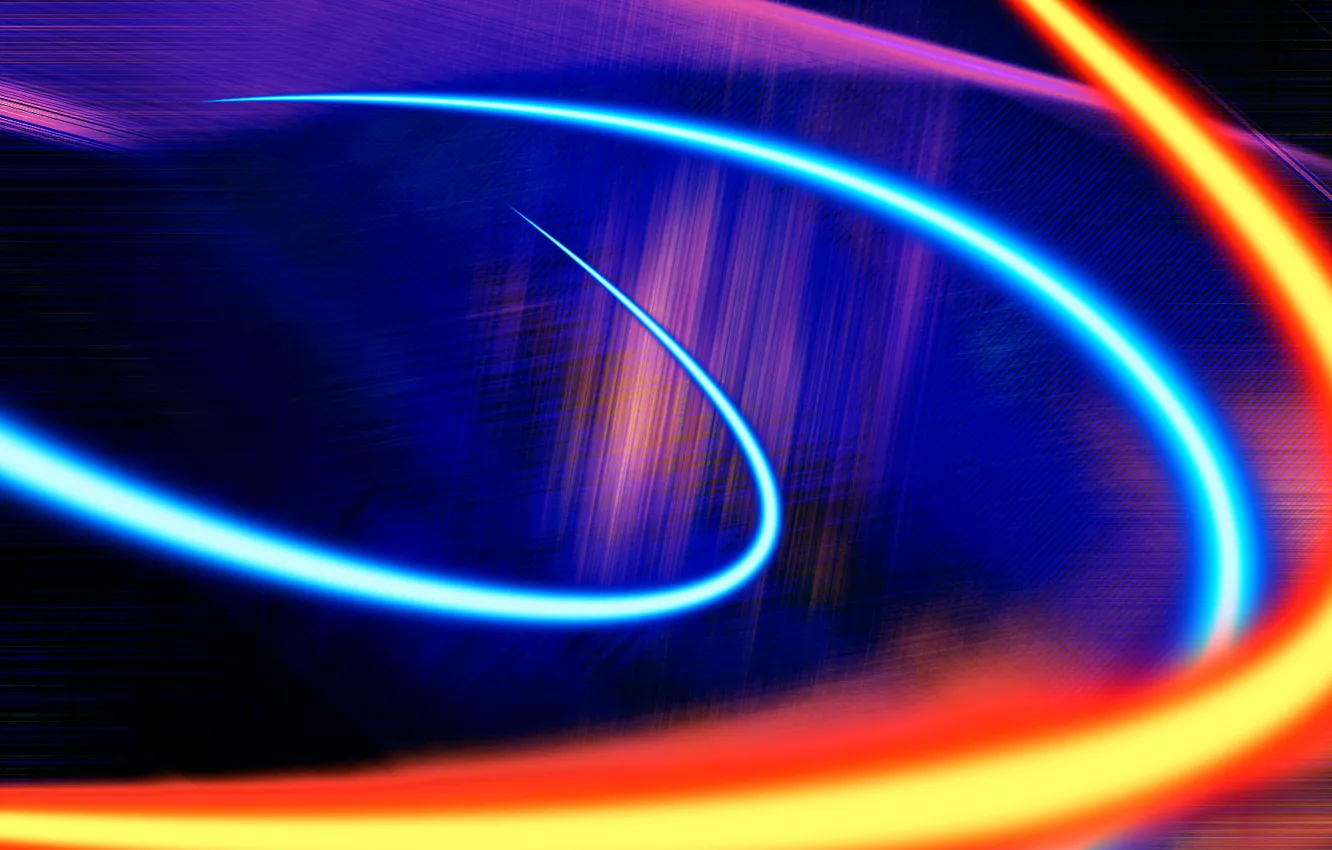 Photo wallpaper glass, rays, light, line, color, orbit, stained glass