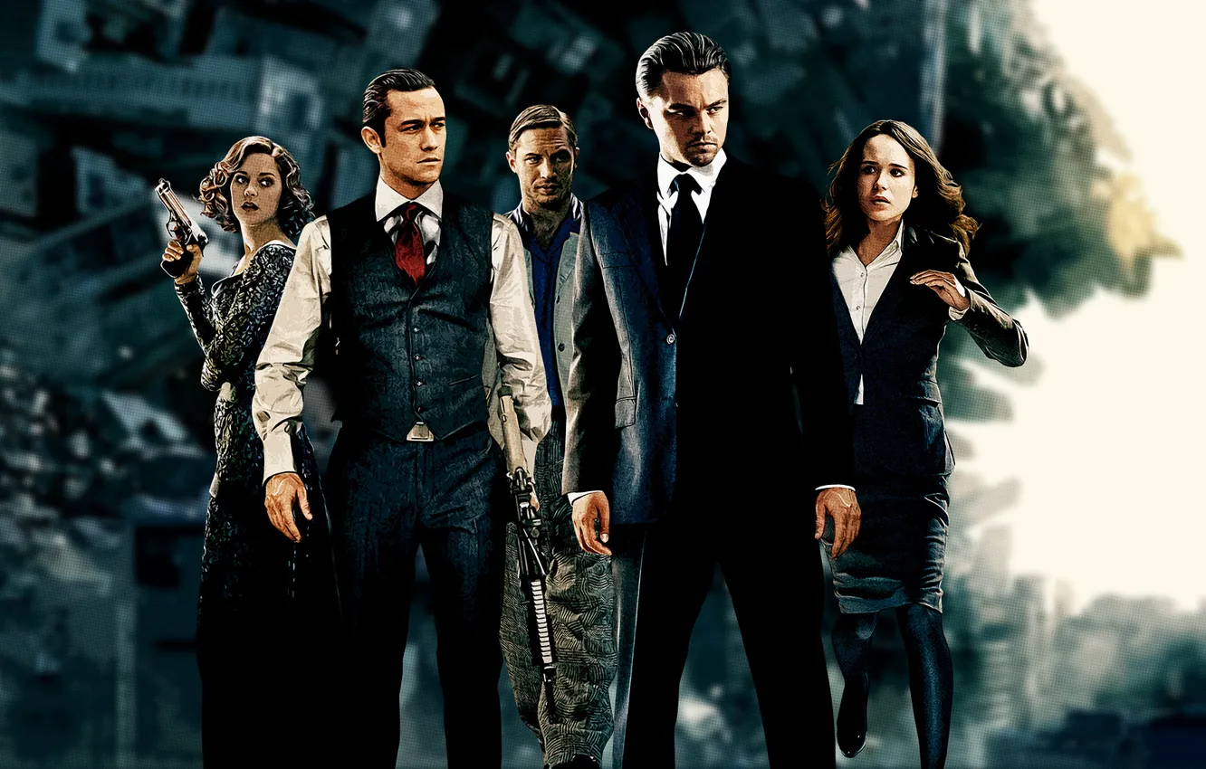 Photo wallpaper the film, beginning, inception, DiCaprio