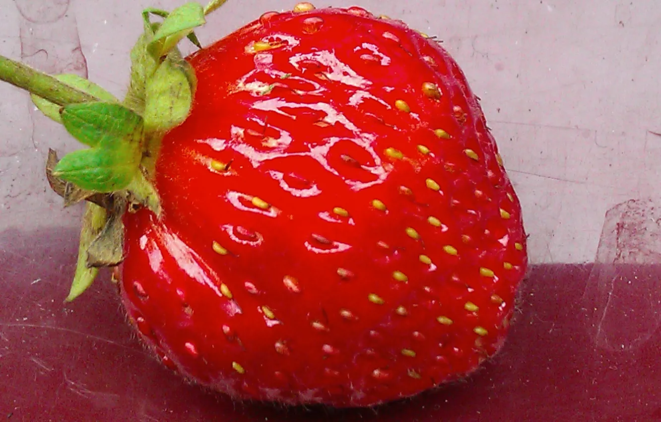 Photo wallpaper berries, strawberry, red berry