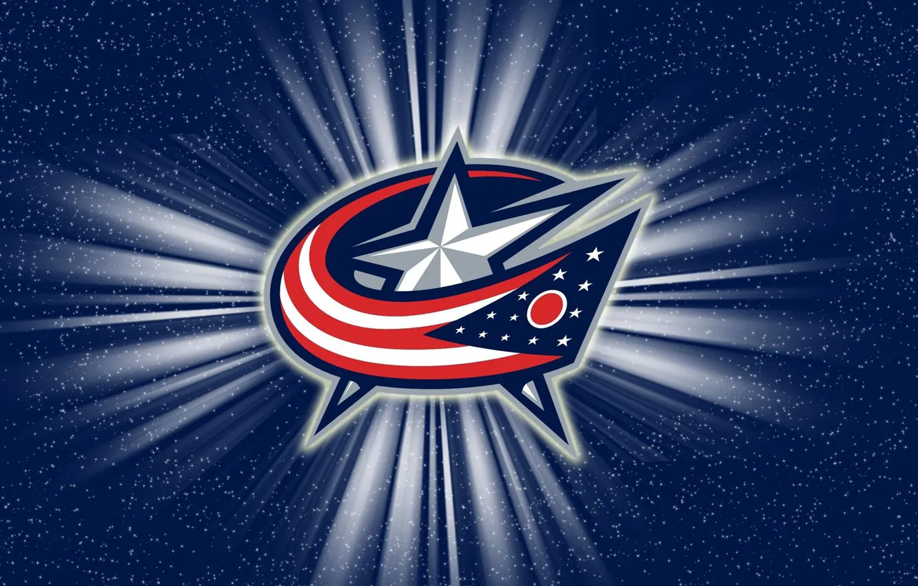 Photo wallpaper logo, hockey, NHL, NHL, Columbus Blue Jackets, The Columbus Blue Jackets