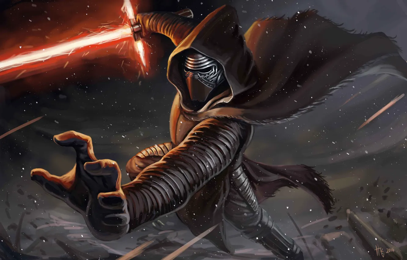 Photo wallpaper Star Wars, villain, star wars, Kylo Ren