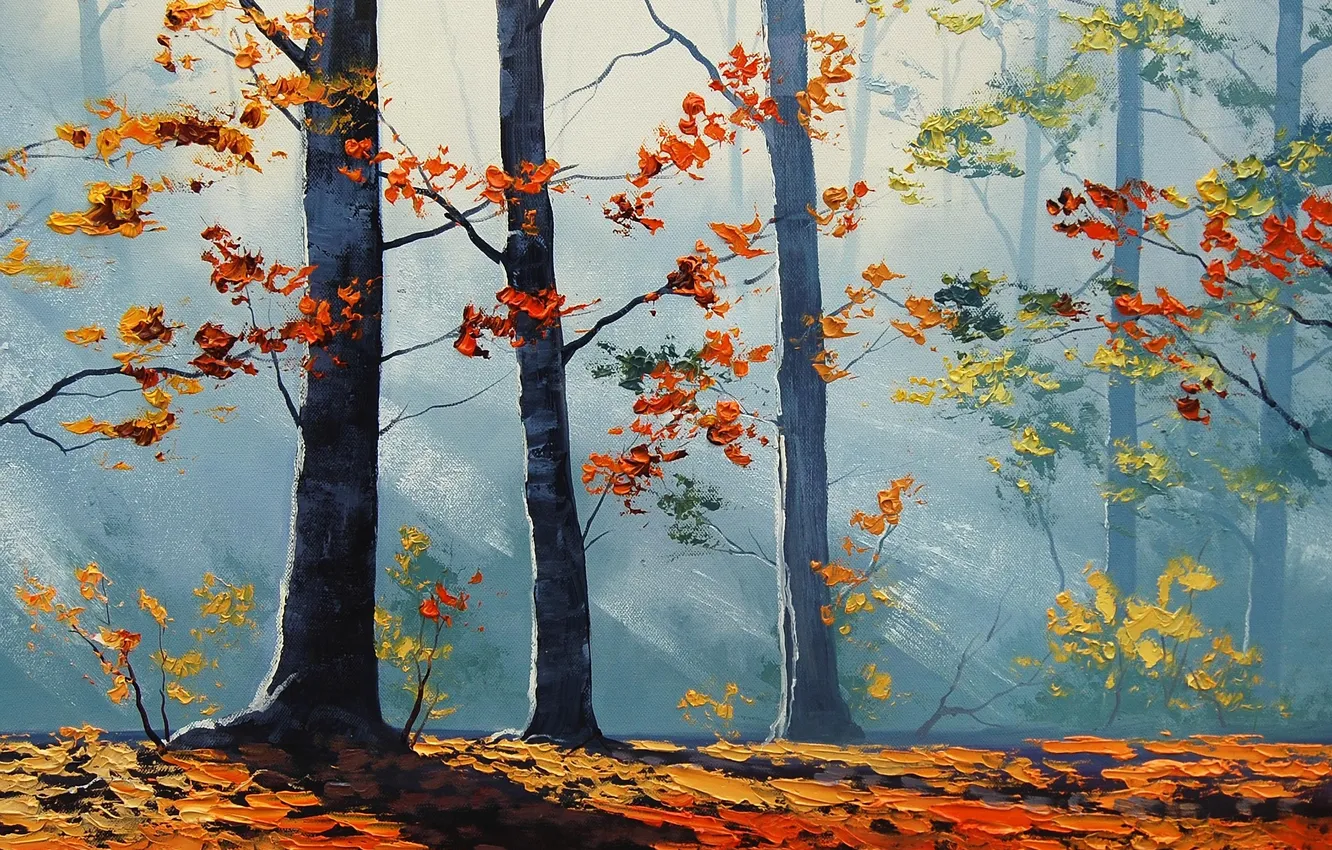 Photo wallpaper figure, art, ARTSAUS, SUNLIT WOODS